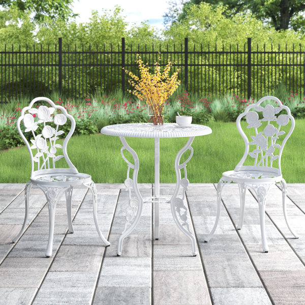 Fleur De Lis Living Norene Round 1 Person 23.62'' Long Aluminum